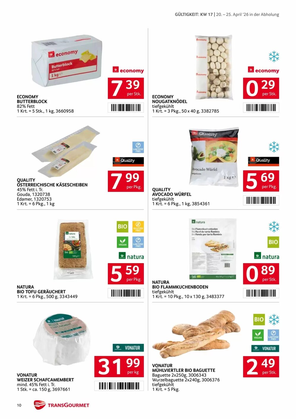 Transgourmet Flugblatt (ab 20.04.2026) - Angebote und Prospekt - Seite 10
