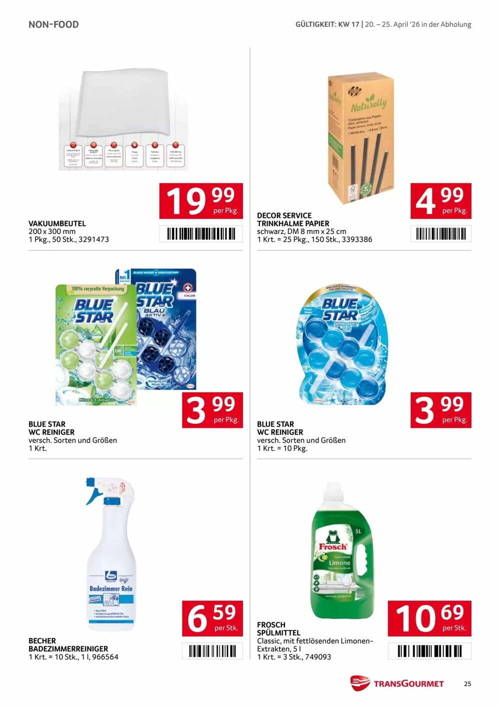 Transgourmet Flugblatt (ab 20.04.2026) - Angebote und Prospekt - Seite 25