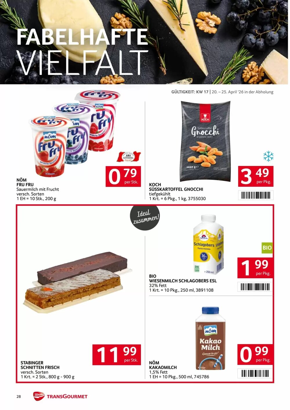 Transgourmet Flugblatt (ab 20.04.2026) - Angebote und Prospekt - Seite 28