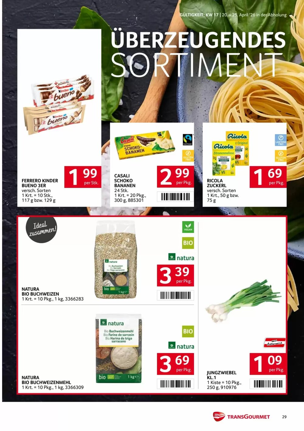 Transgourmet Flugblatt (ab 20.04.2026) - Angebote und Prospekt - Seite 29