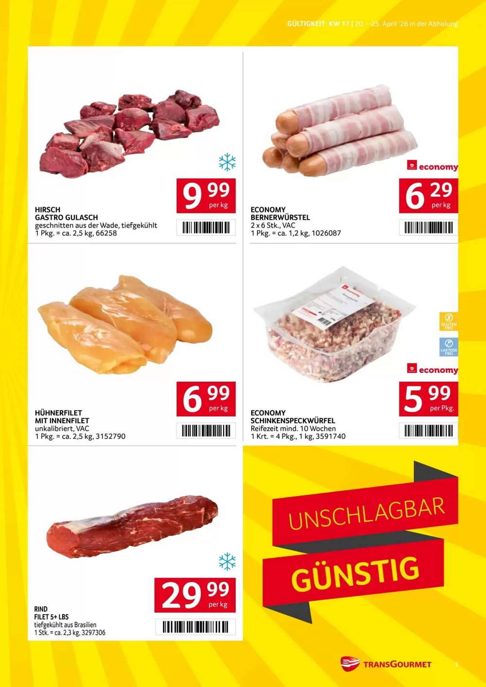 Transgourmet Flugblatt (ab 20.04.2026) - Angebote und Prospekt - Seite 3