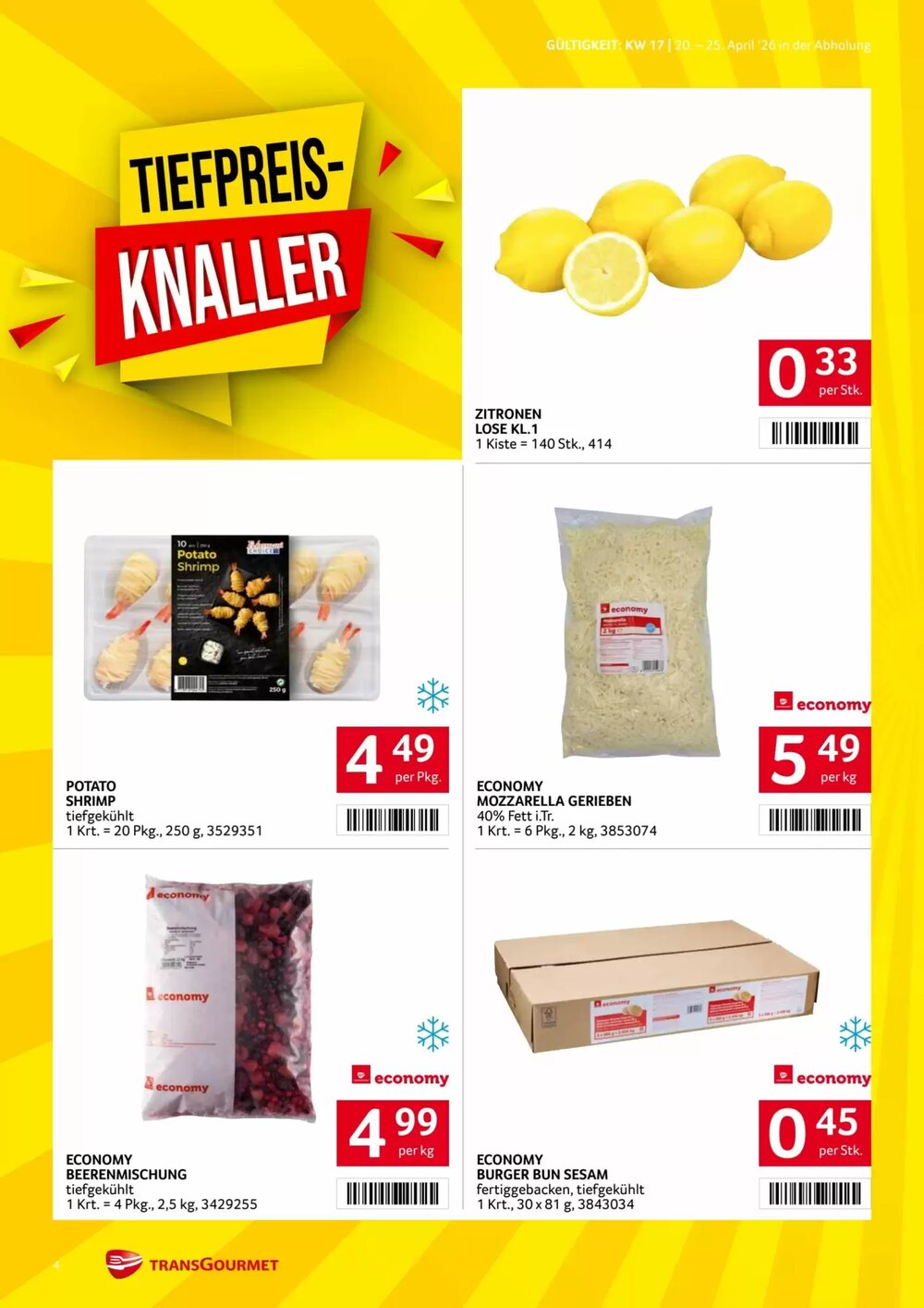 Transgourmet Flugblatt (ab 20.04.2026) - Angebote und Prospekt - Seite 4