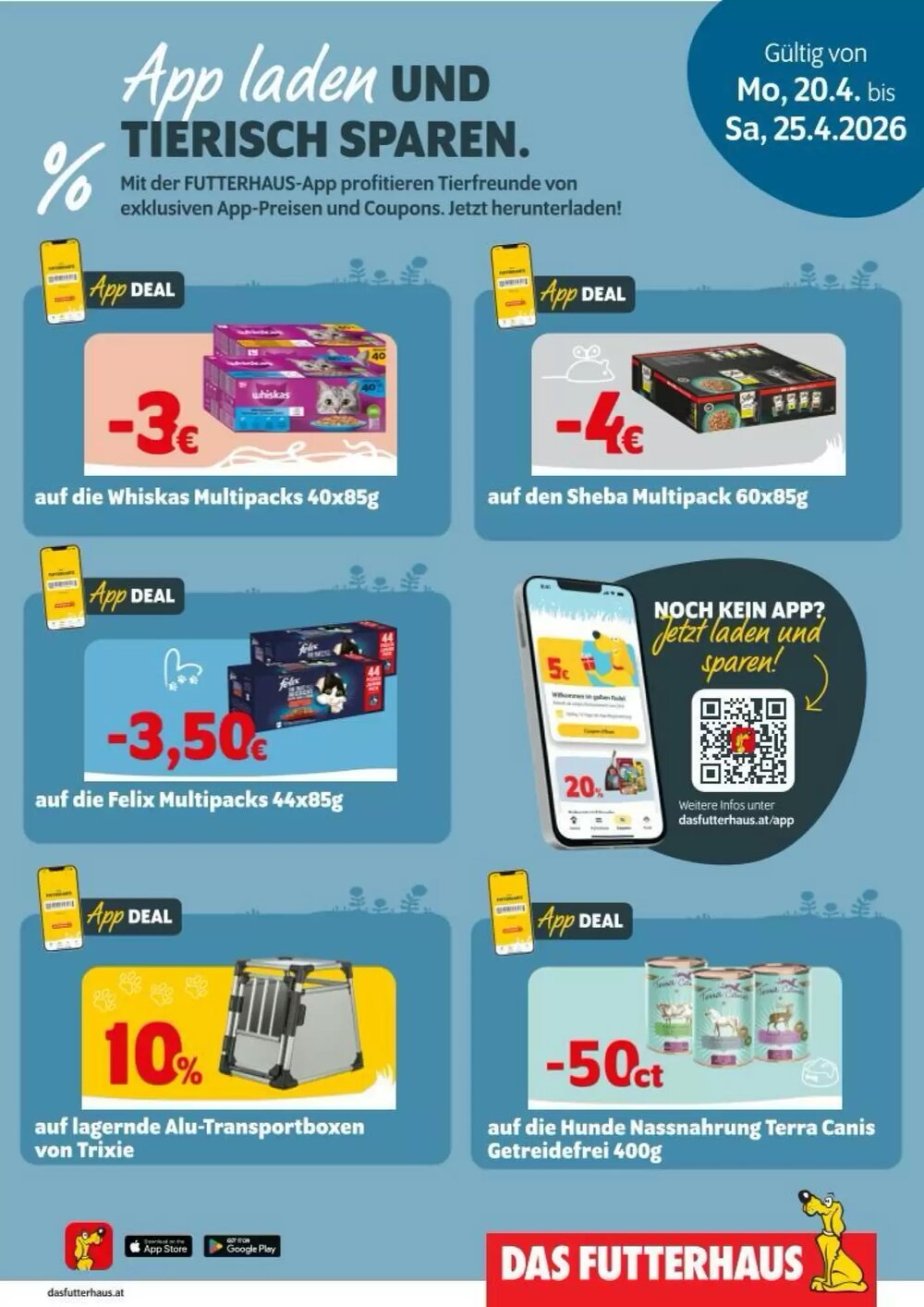 Das Futterhaus Flugblatt (ab 20.04.2026) - Angebote und Prospekt - Seite 1