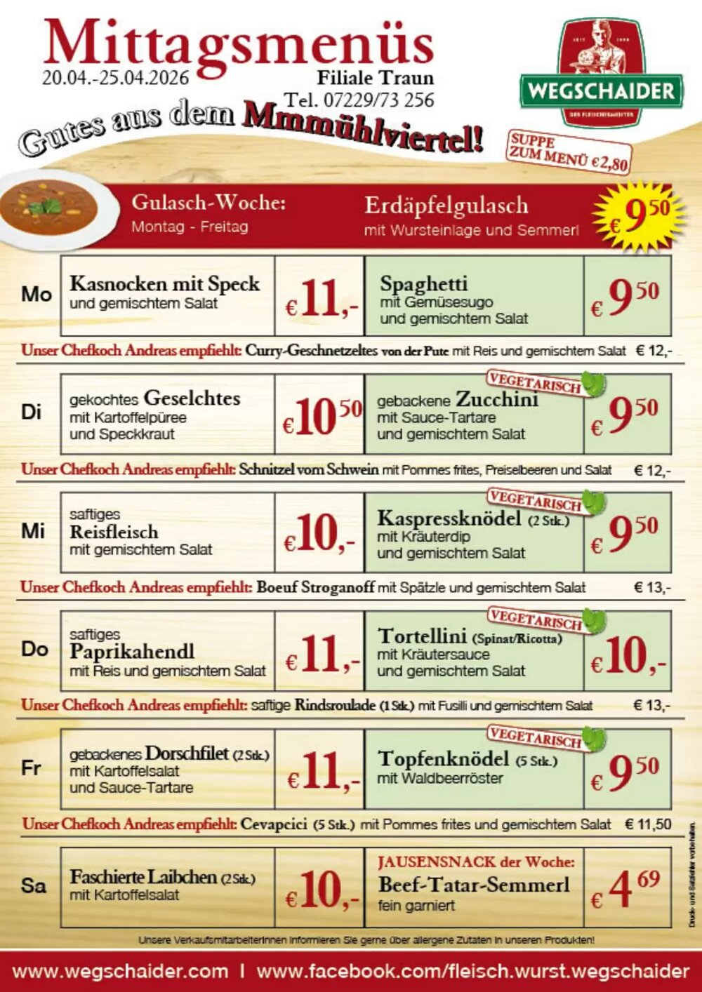Wegschaider Flugblatt (ab 20.04.2026) - Angebote und Prospekt - Seite 5