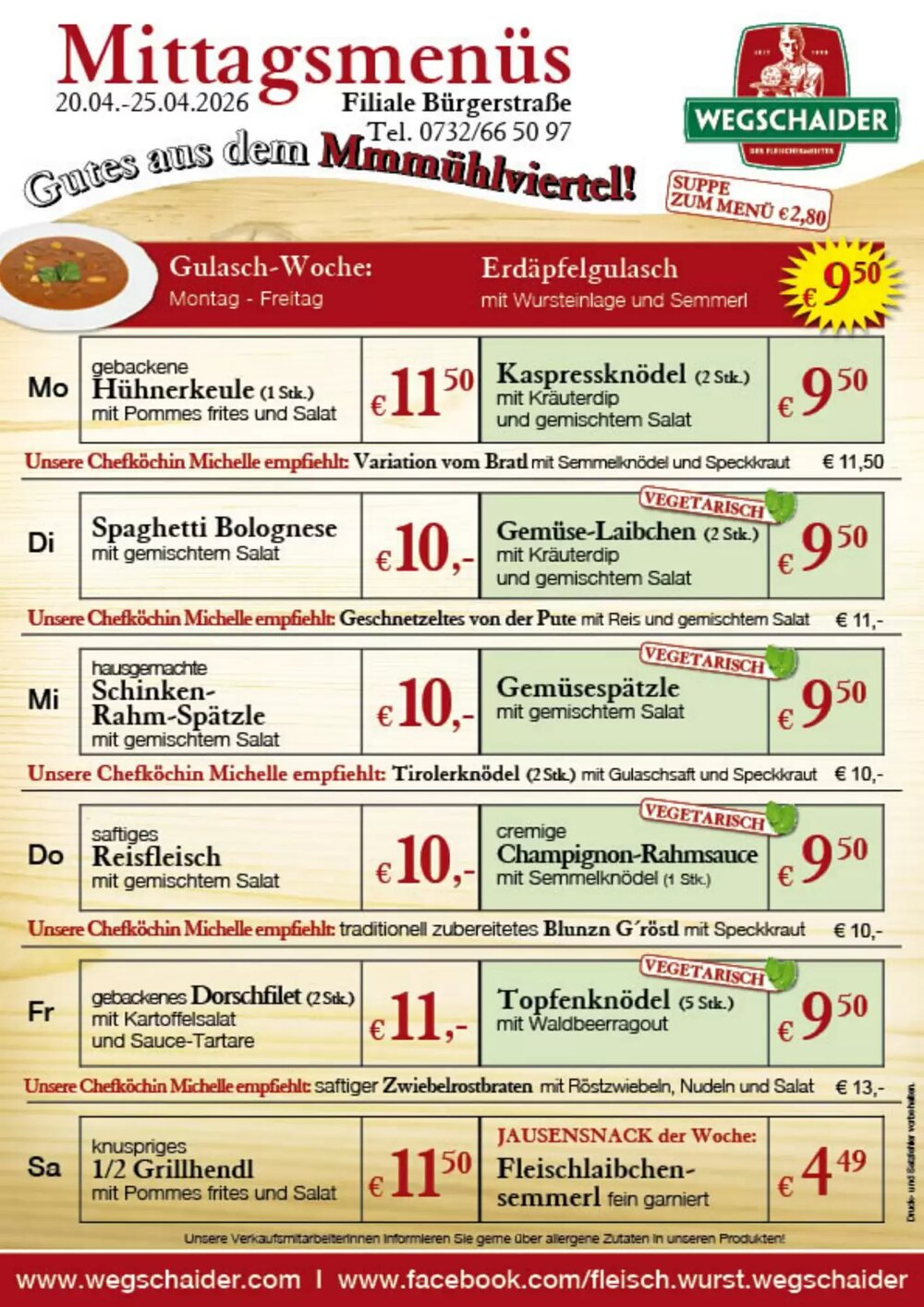 Wegschaider Flugblatt (ab 20.04.2026) - Angebote und Prospekt - Seite 7