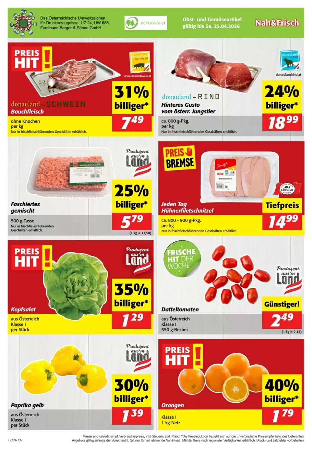 Nah&Frisch Flugblatt (ab 22.04.2026) - Angebote und Prospekt - Seite 8