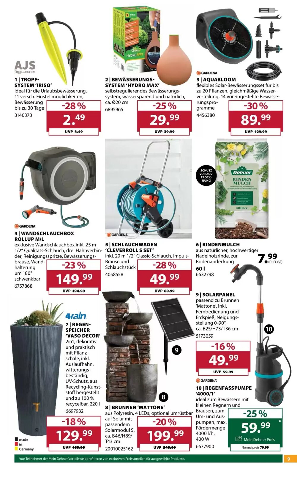 Dehner Flugblatt (ab 22.04.2026) - Angebote und Prospekt - Seite 9