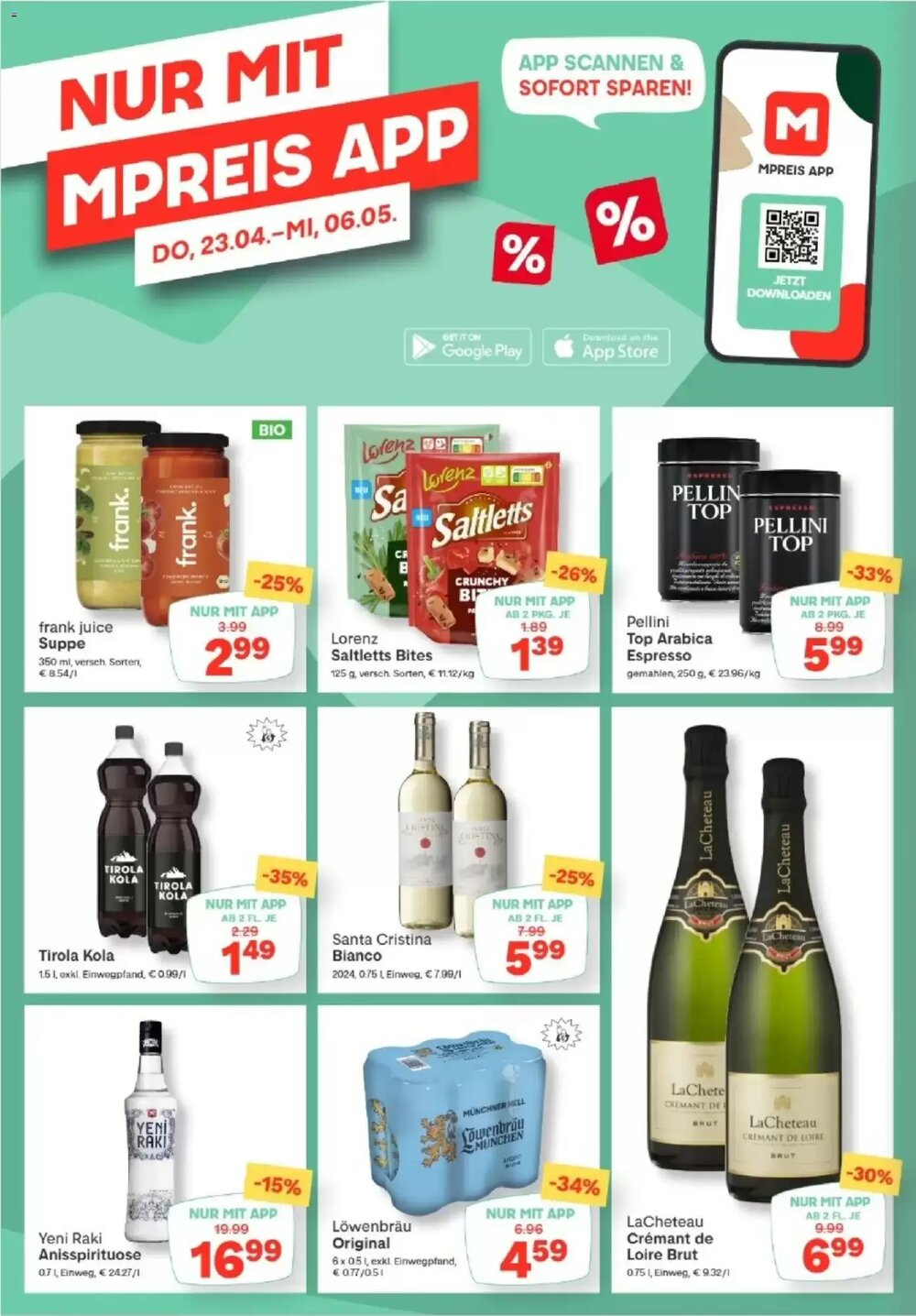 MPreis Flugblatt (ab 23.04.2026) - Angebote und Prospekt - Seite 14