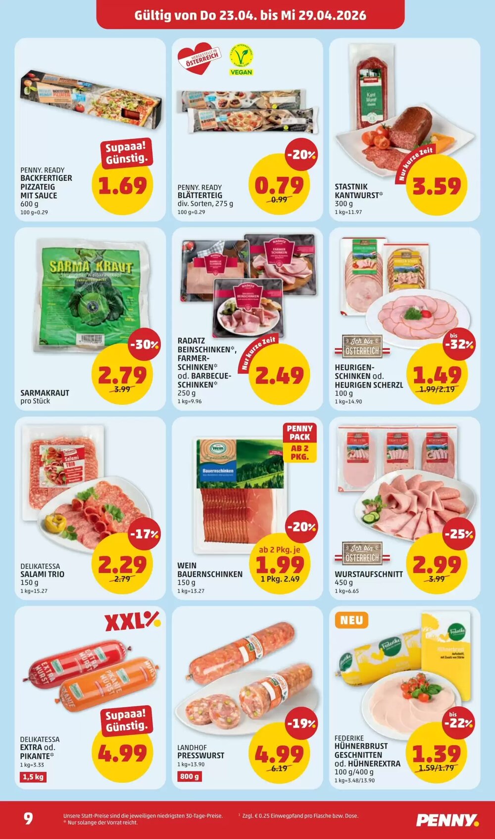 PENNY Flugblatt (ab 23.04.2026) - Angebote und Prospekt - Seite 9