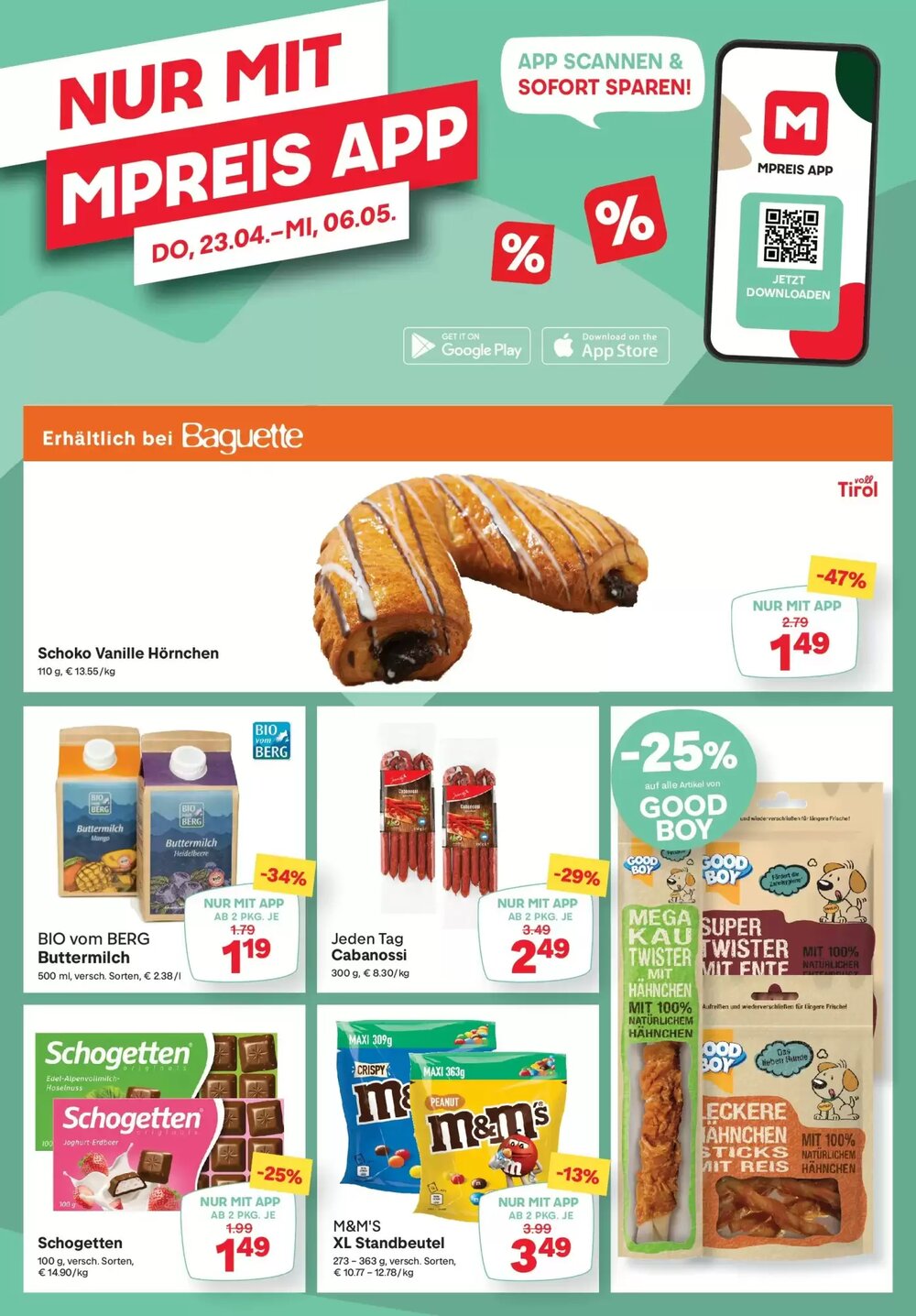 MPreis Flugblatt (ab 23.04.2026) - Angebote und Prospekt - Seite 13