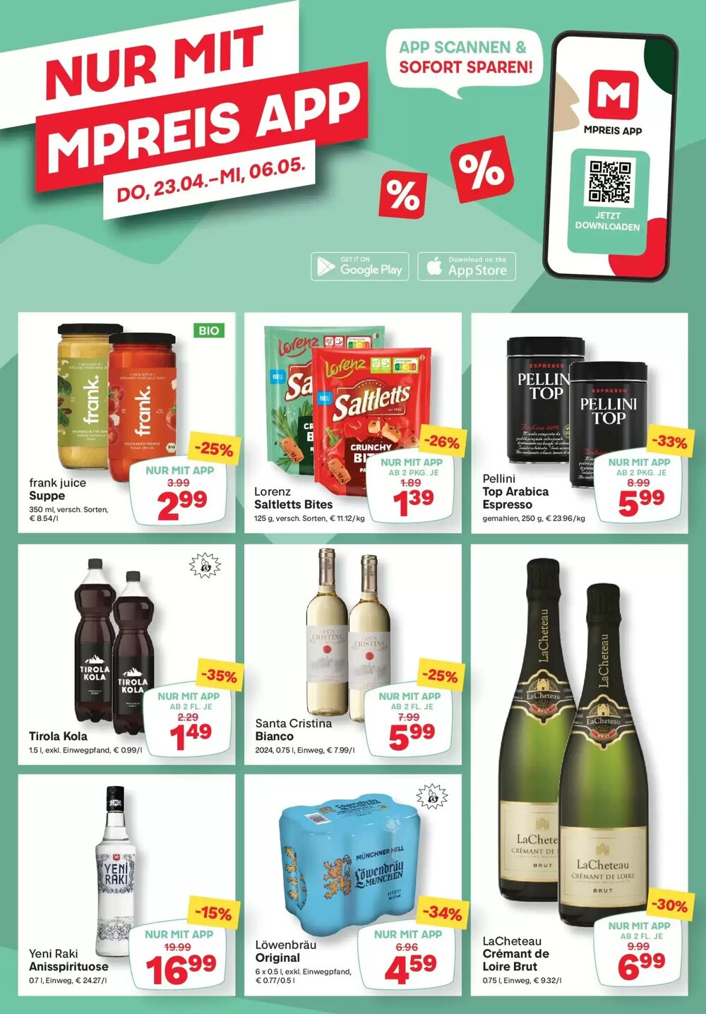 MPreis Flugblatt (ab 23.04.2026) - Angebote und Prospekt - Seite 14