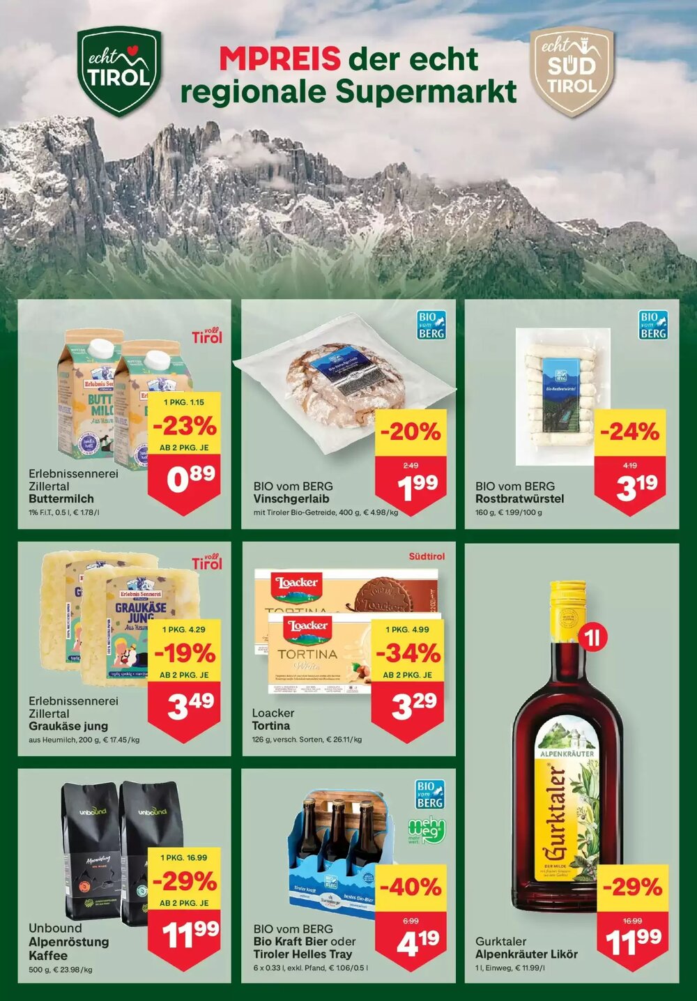 MPreis Flugblatt (ab 23.04.2026) - Angebote und Prospekt - Seite 7