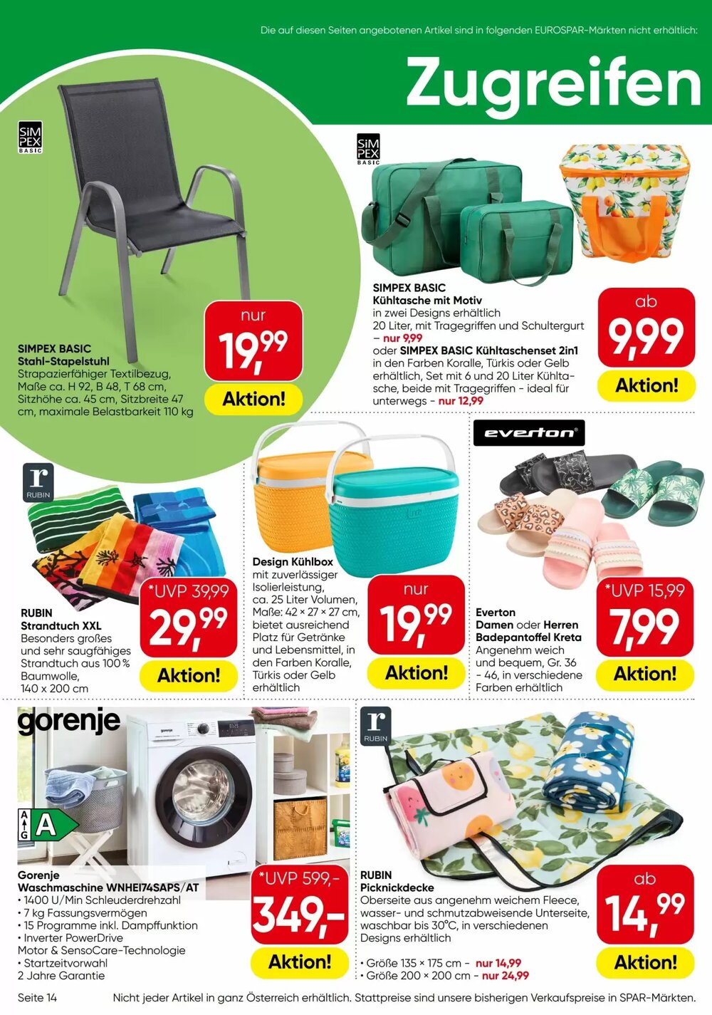 Eurospar Flugblatt (ab 23.04.2026) - Angebote und Prospekt - Seite 14