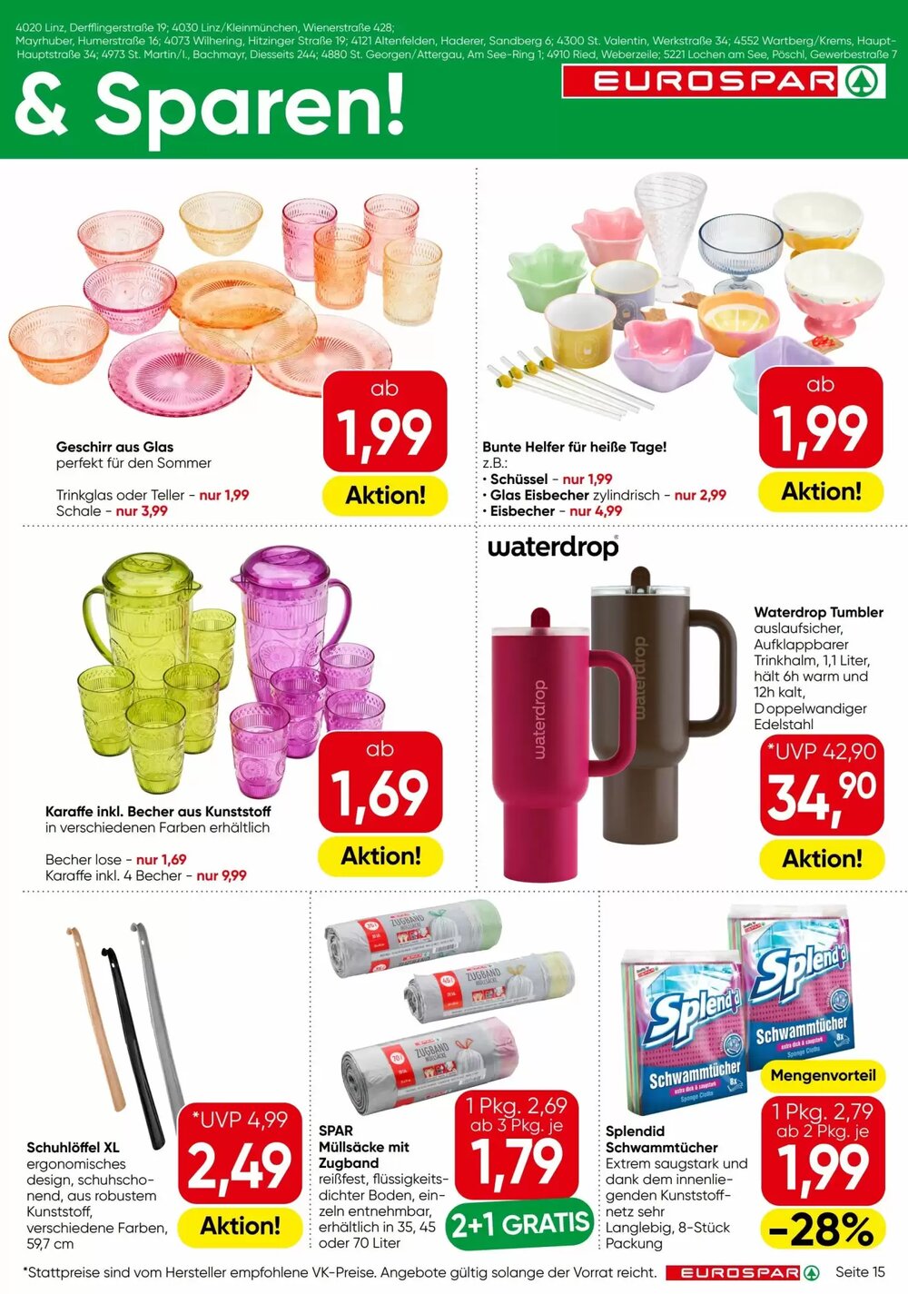 Eurospar Flugblatt (ab 23.04.2026) - Angebote und Prospekt - Seite 15