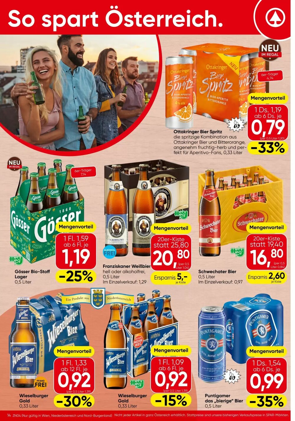 Spar Flugblatt (ab 23.04.2026) - Angebote und Prospekt - Seite 14