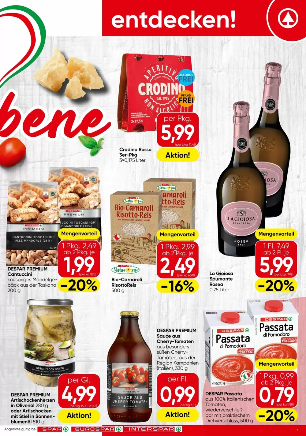Spar Flugblatt (ab 23.04.2026) - Angebote und Prospekt - Seite 7