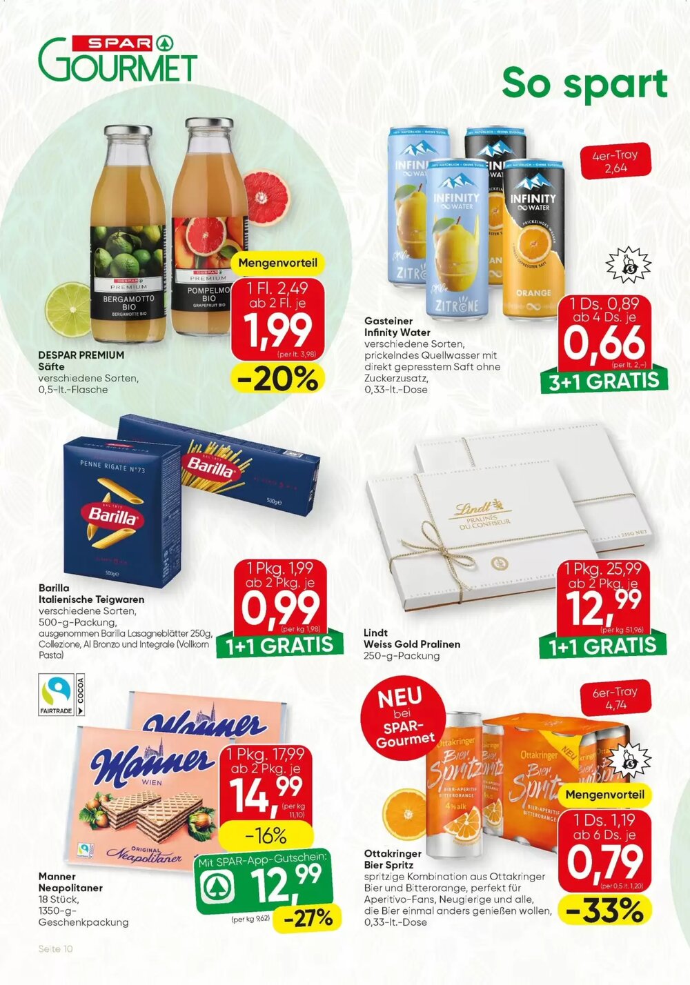SPAR Gourmet Flugblatt (ab 23.04.2026) - Angebote und Prospekt - Seite 10