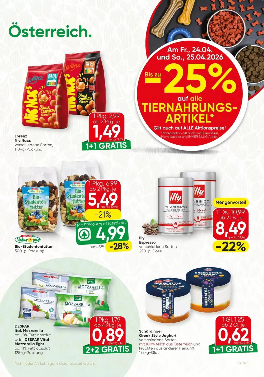 SPAR Gourmet Flugblatt (ab 23.04.2026) - Angebote und Prospekt - Seite 11