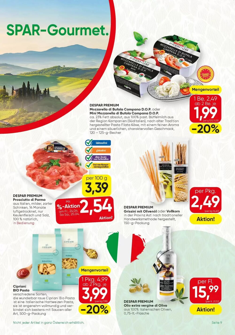 SPAR Gourmet Flugblatt (ab 23.04.2026) - Angebote und Prospekt - Seite 9