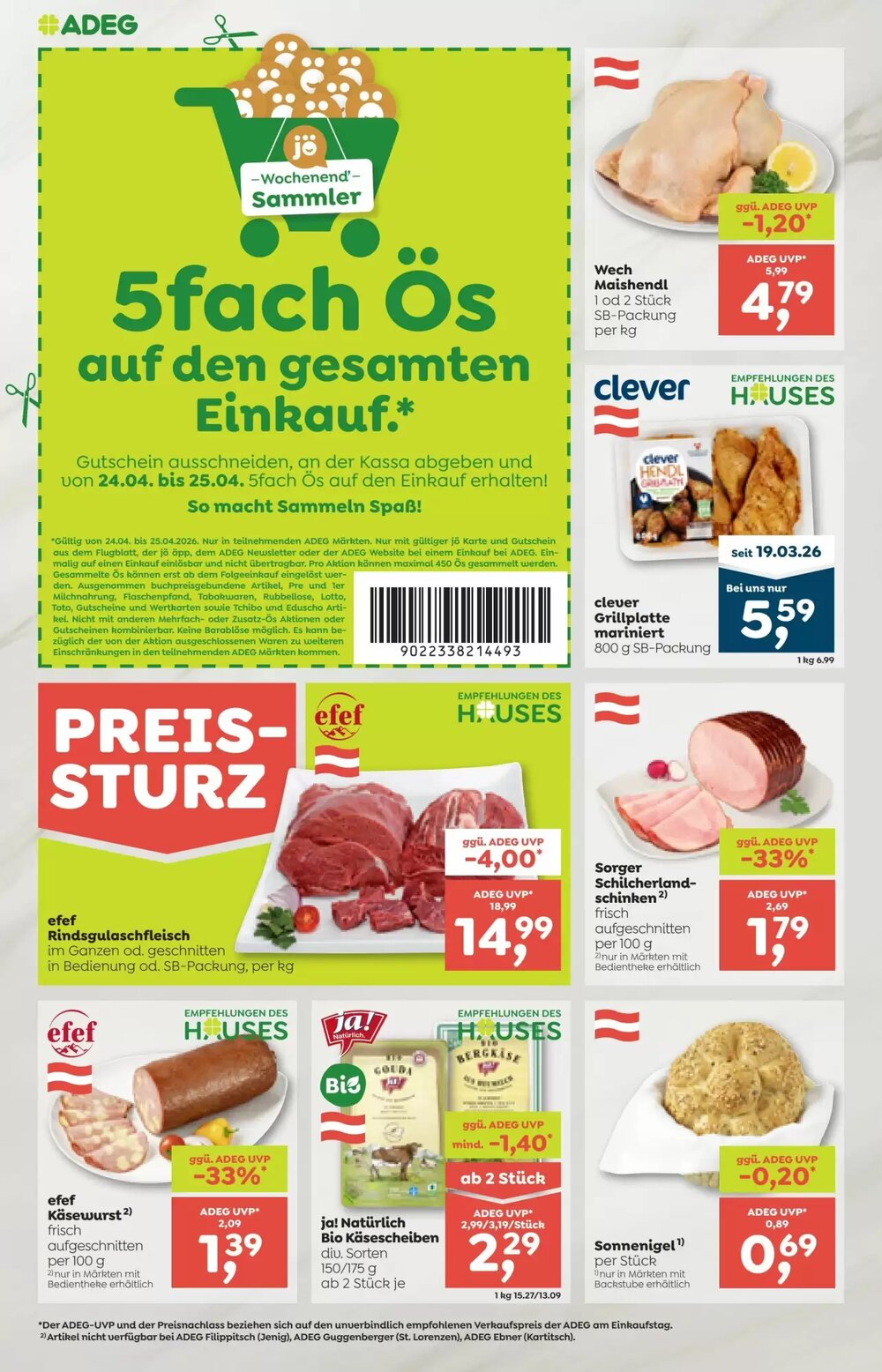 ADEG Flugblatt (ab 23.04.2026) - Angebote und Prospekt - Seite 2