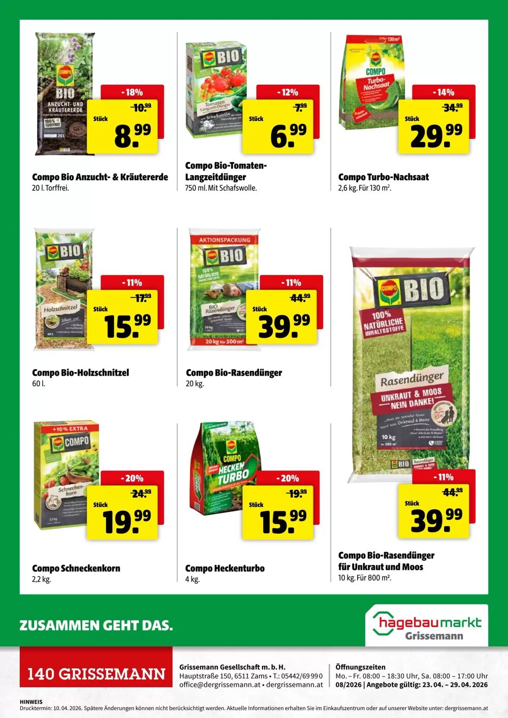 Der Grissemann Flugblatt (ab 23.04.2026) - Angebote und Prospekt - Seite 12