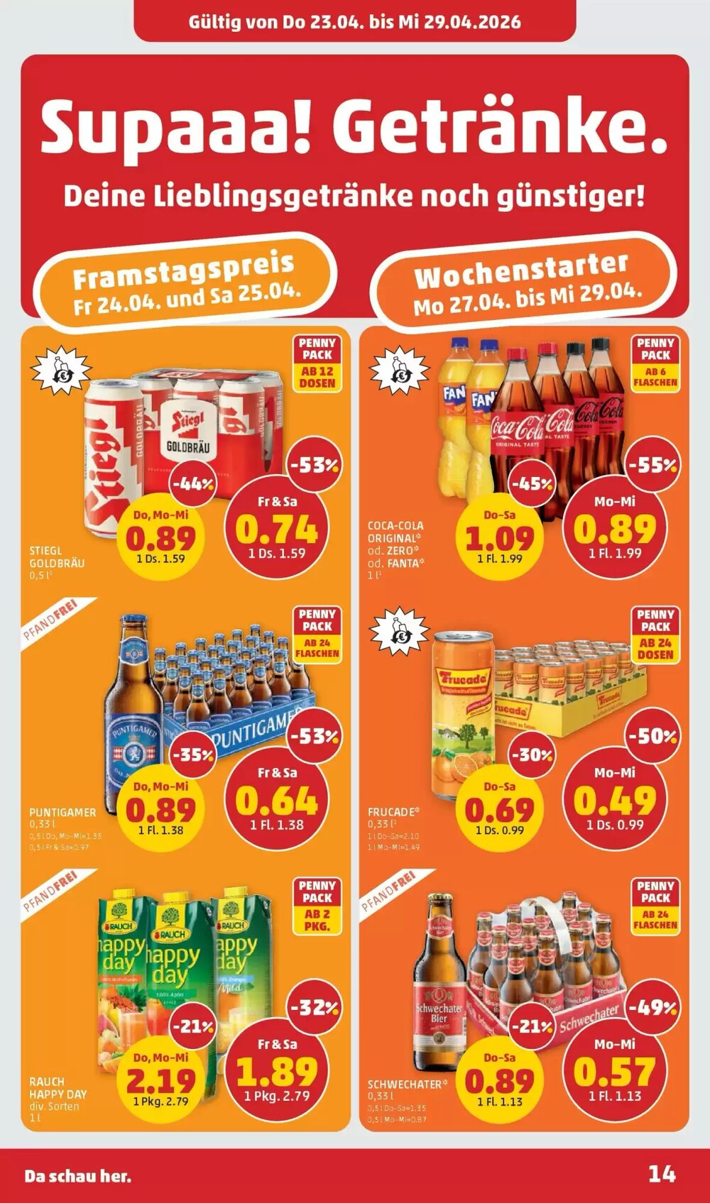 PENNY Flugblatt (ab 23.04.2026) - Angebote und Prospekt - Seite 14