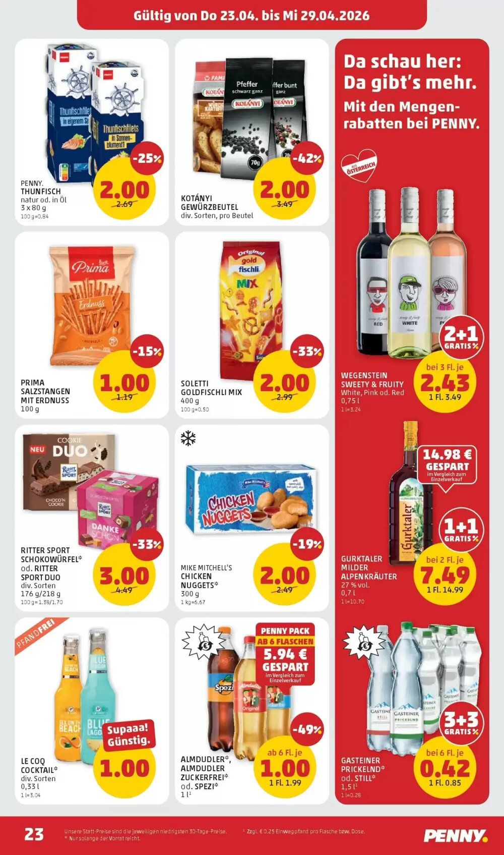 PENNY Flugblatt (ab 23.04.2026) - Angebote und Prospekt - Seite 23