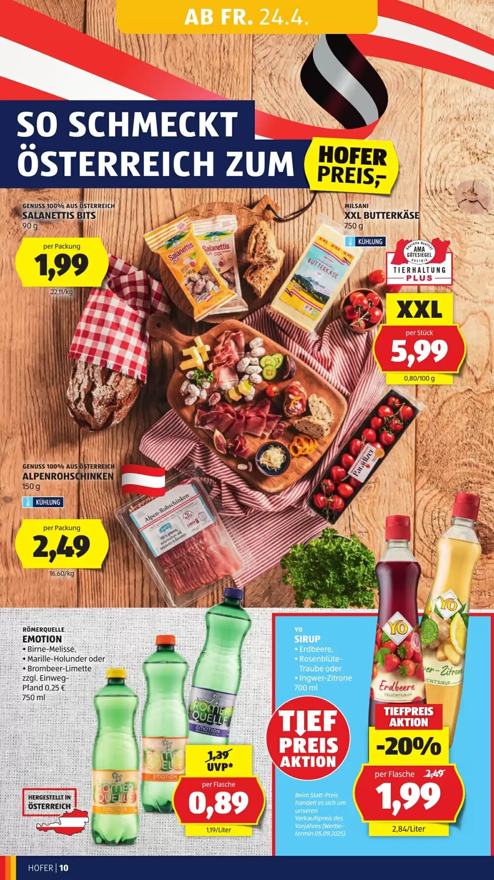 Hofer Flugblatt (ab 24.04.2026) - Angebote und Prospekt - Seite 10