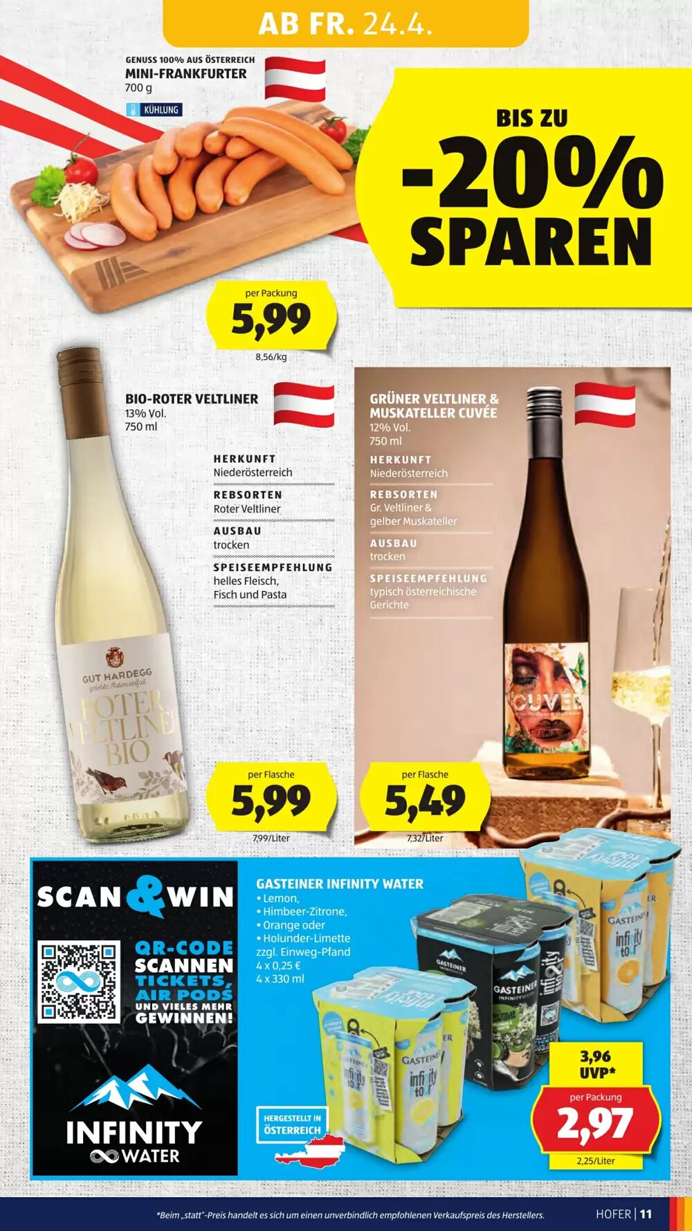 Hofer Flugblatt (ab 24.04.2026) - Angebote und Prospekt - Seite 11