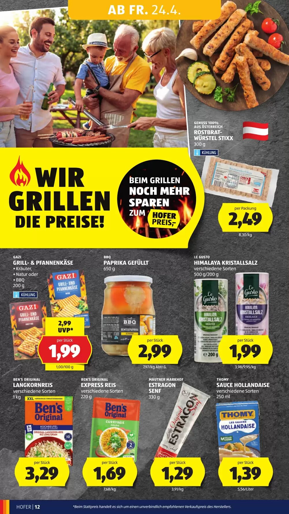 Hofer Flugblatt (ab 24.04.2026) - Angebote und Prospekt - Seite 12