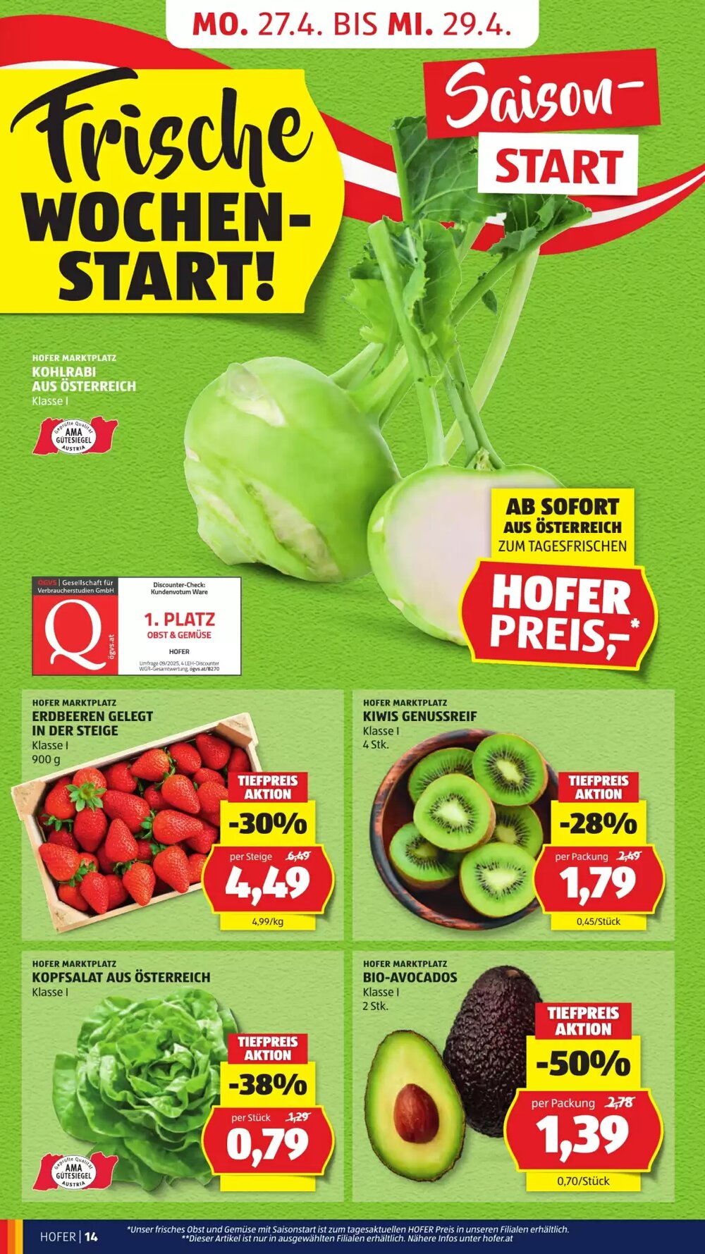 Hofer Flugblatt (ab 24.04.2026) - Angebote und Prospekt - Seite 14