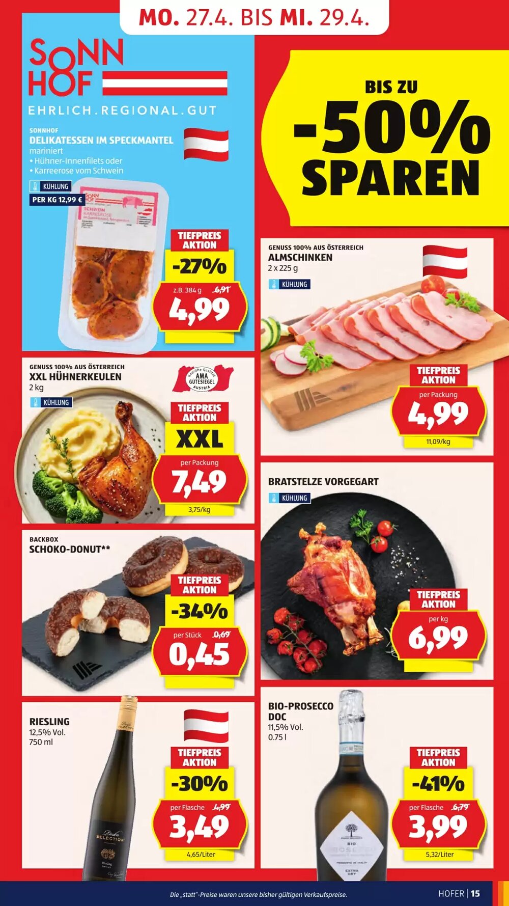 Hofer Flugblatt (ab 24.04.2026) - Angebote und Prospekt - Seite 15