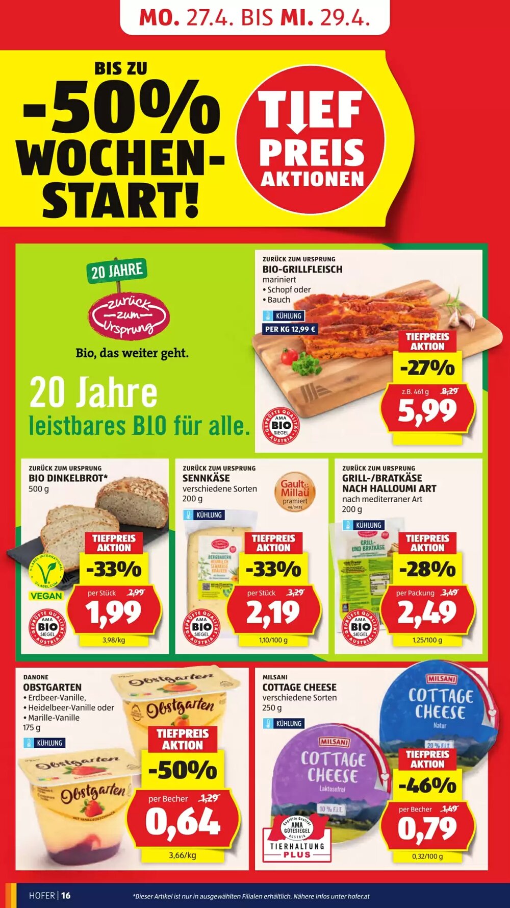 Hofer Flugblatt (ab 24.04.2026) - Angebote und Prospekt - Seite 16