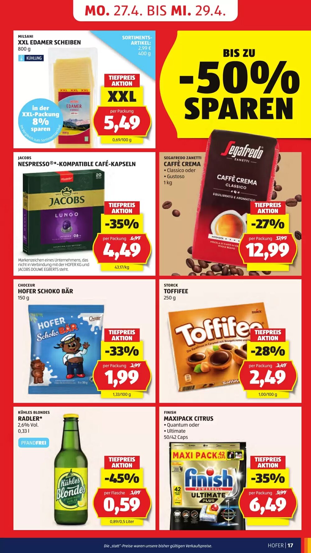 Hofer Flugblatt (ab 24.04.2026) - Angebote und Prospekt - Seite 17