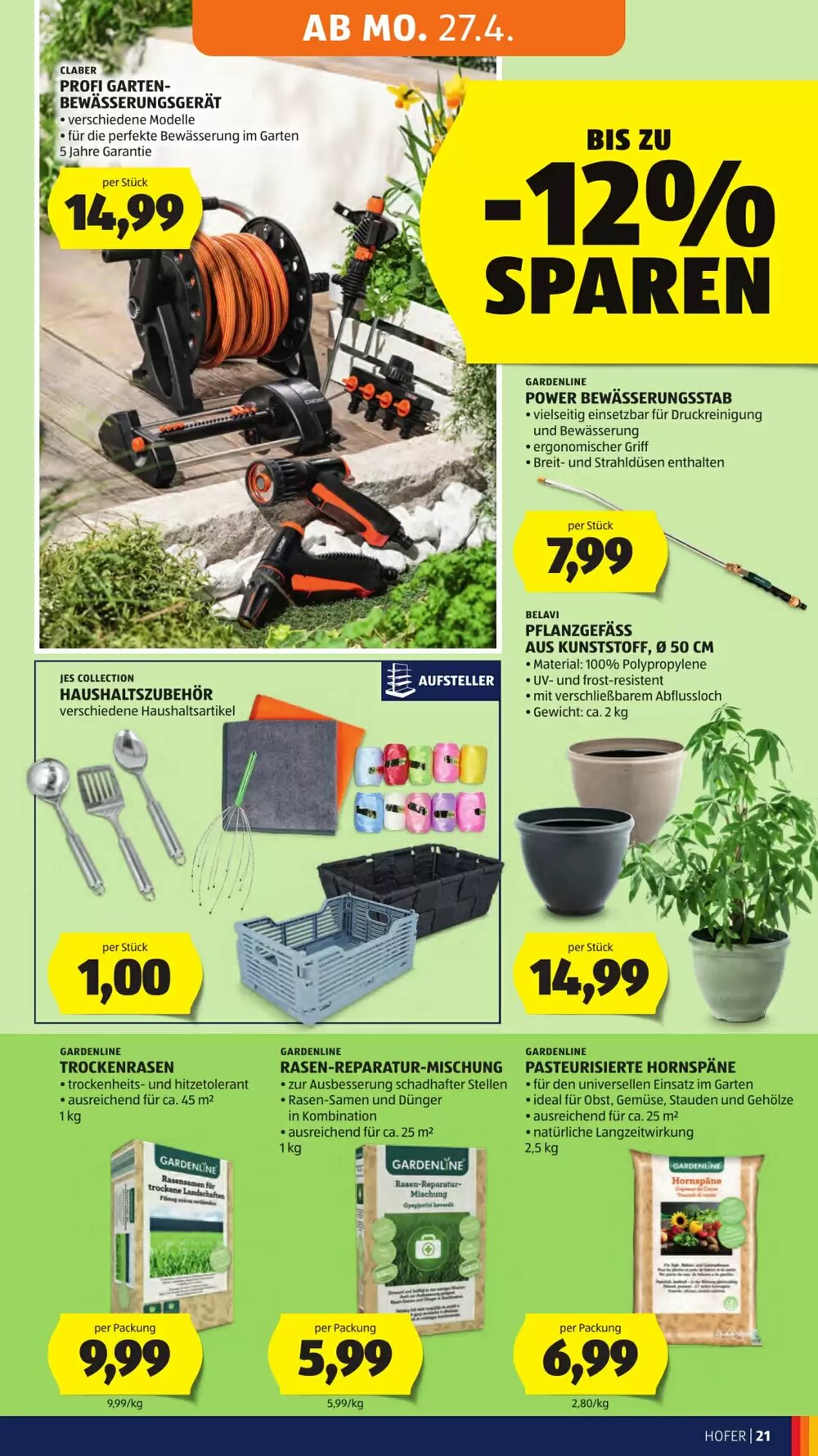 Hofer Flugblatt (ab 24.04.2026) - Angebote und Prospekt - Seite 23