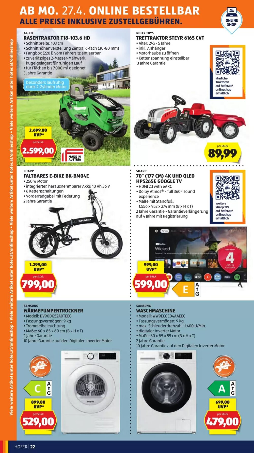 Hofer Flugblatt (ab 24.04.2026) - Angebote und Prospekt - Seite 24