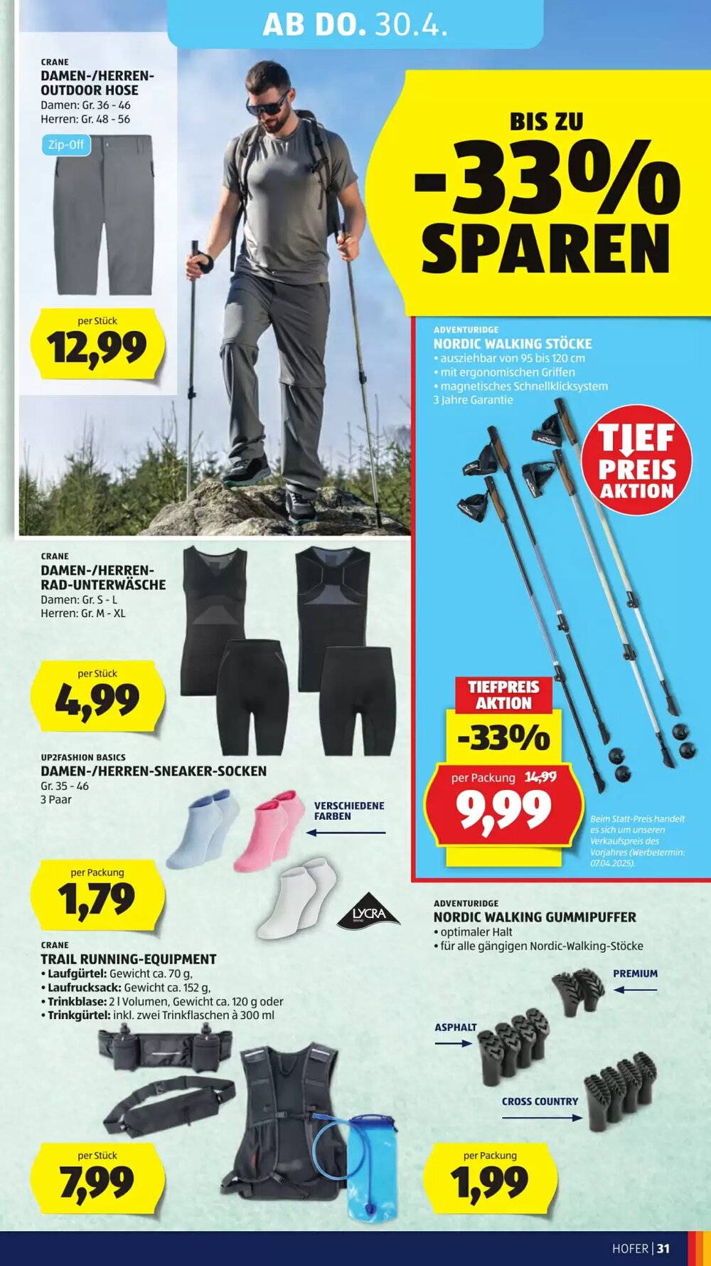 Hofer Flugblatt (ab 24.04.2026) - Angebote und Prospekt - Seite 33