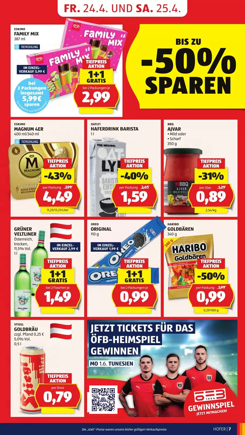 Hofer Flugblatt (ab 24.04.2026) - Angebote und Prospekt - Seite 7