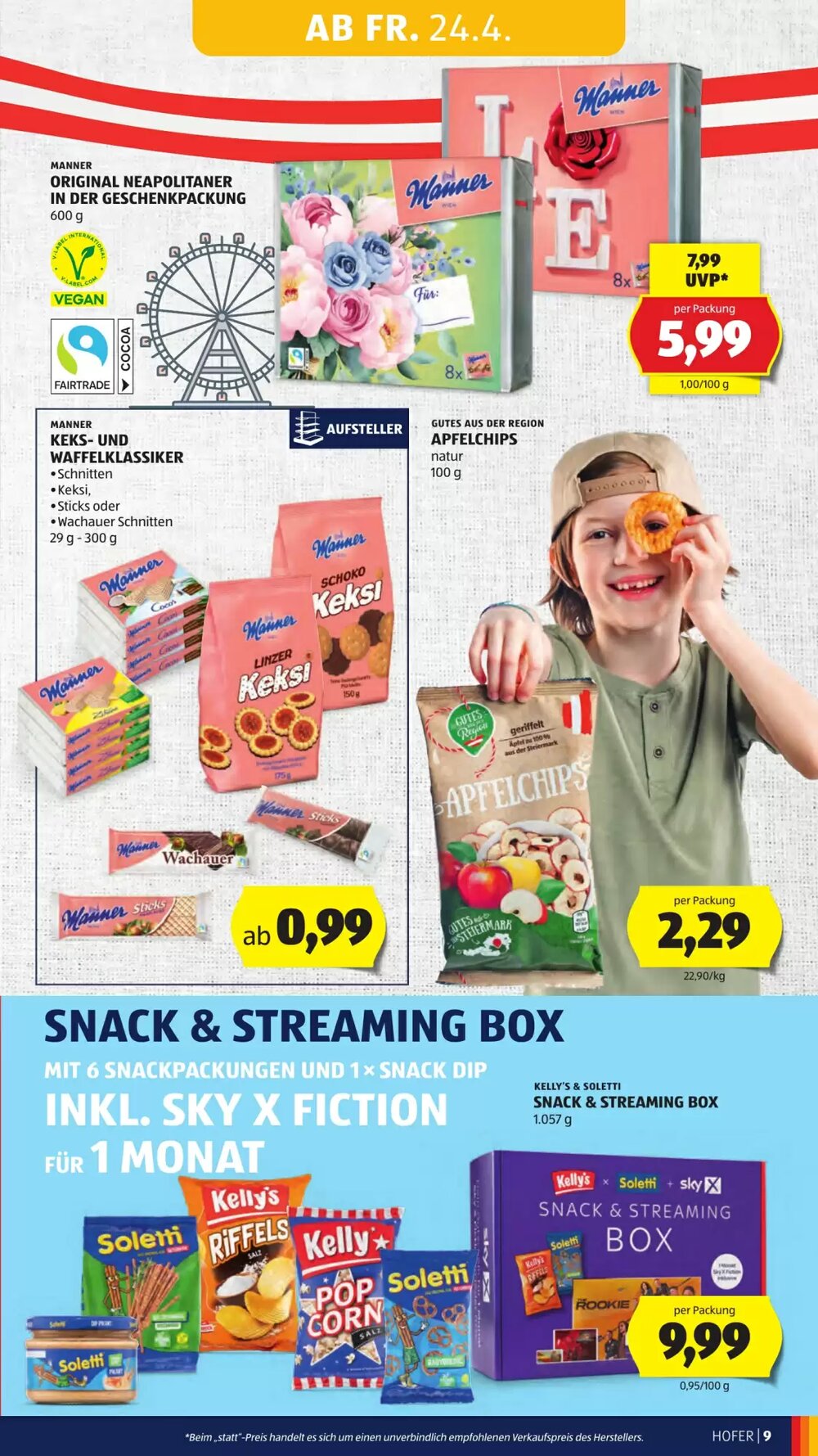 Hofer Flugblatt (ab 24.04.2026) - Angebote und Prospekt - Seite 9