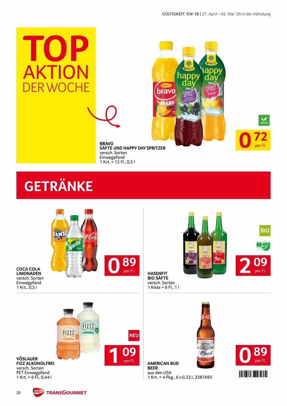 Transgourmet Flugblatt (ab 27.04.2026) - Angebote und Prospekt - Seite 19