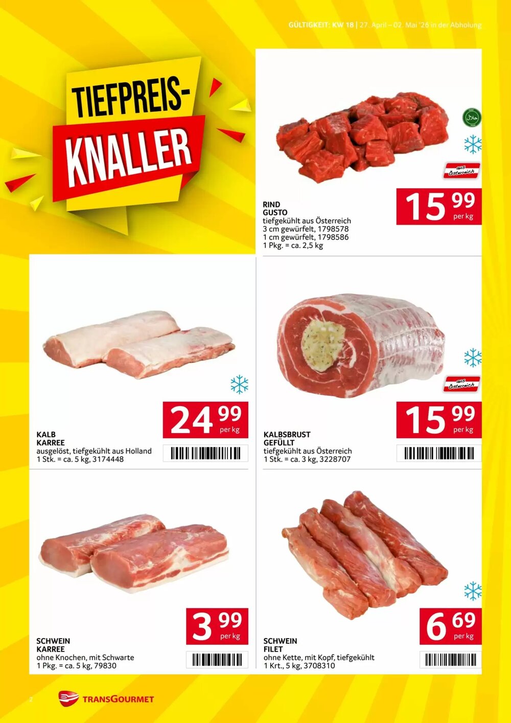 Transgourmet Flugblatt (ab 27.04.2026) - Angebote und Prospekt - Seite 2