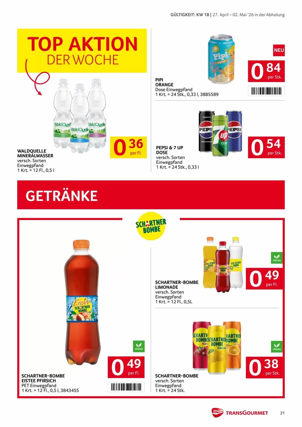Transgourmet Flugblatt (ab 27.04.2026) - Angebote und Prospekt - Seite 20