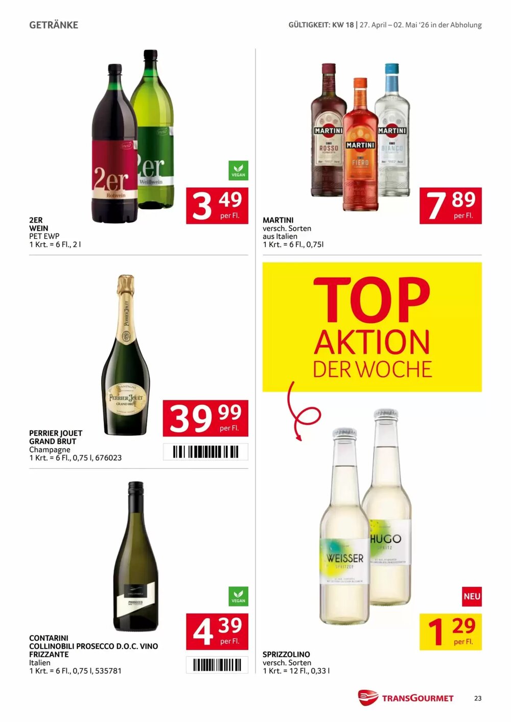 Transgourmet Flugblatt (ab 27.04.2026) - Angebote und Prospekt - Seite 22