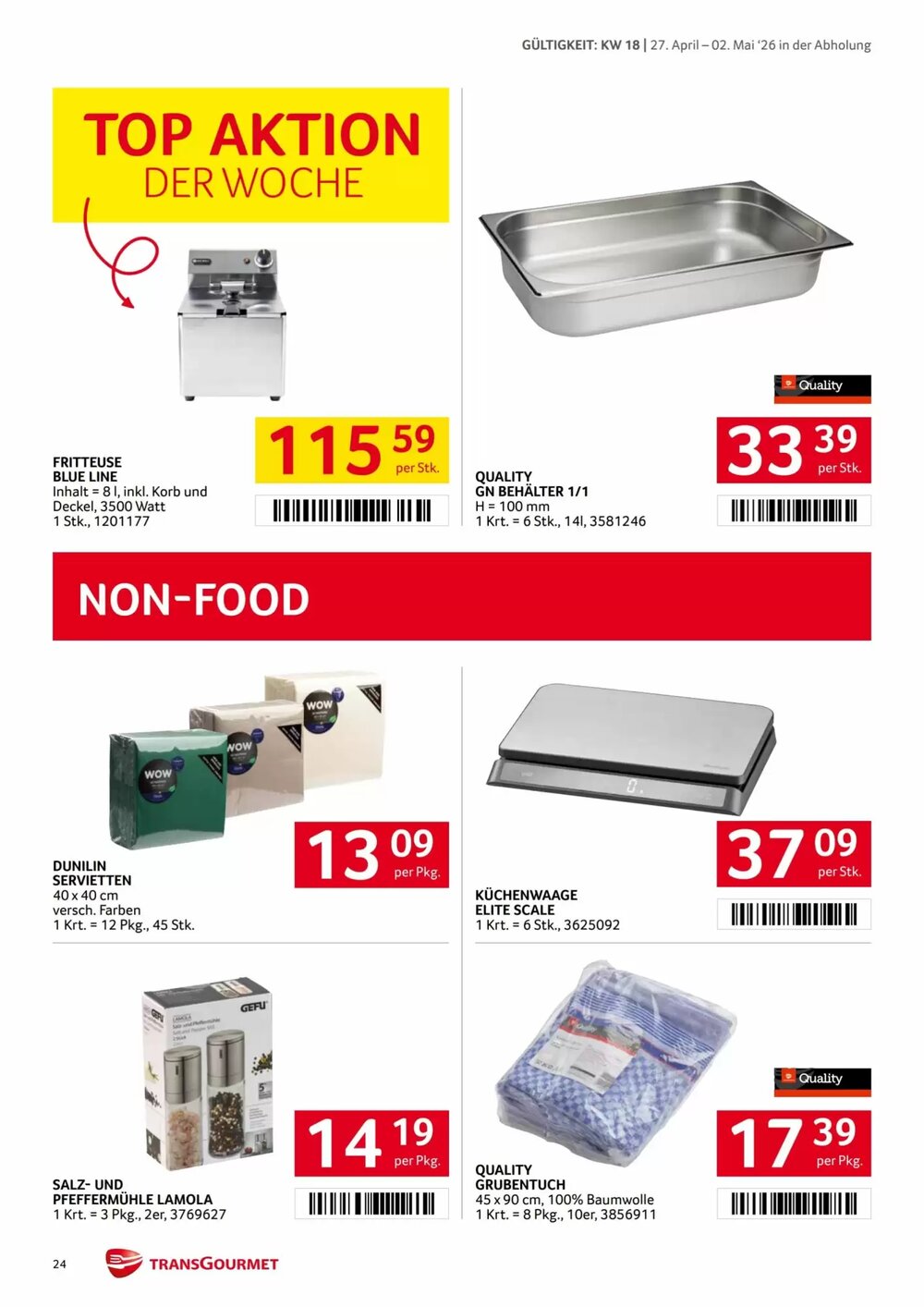 Transgourmet Flugblatt (ab 27.04.2026) - Angebote und Prospekt - Seite 23