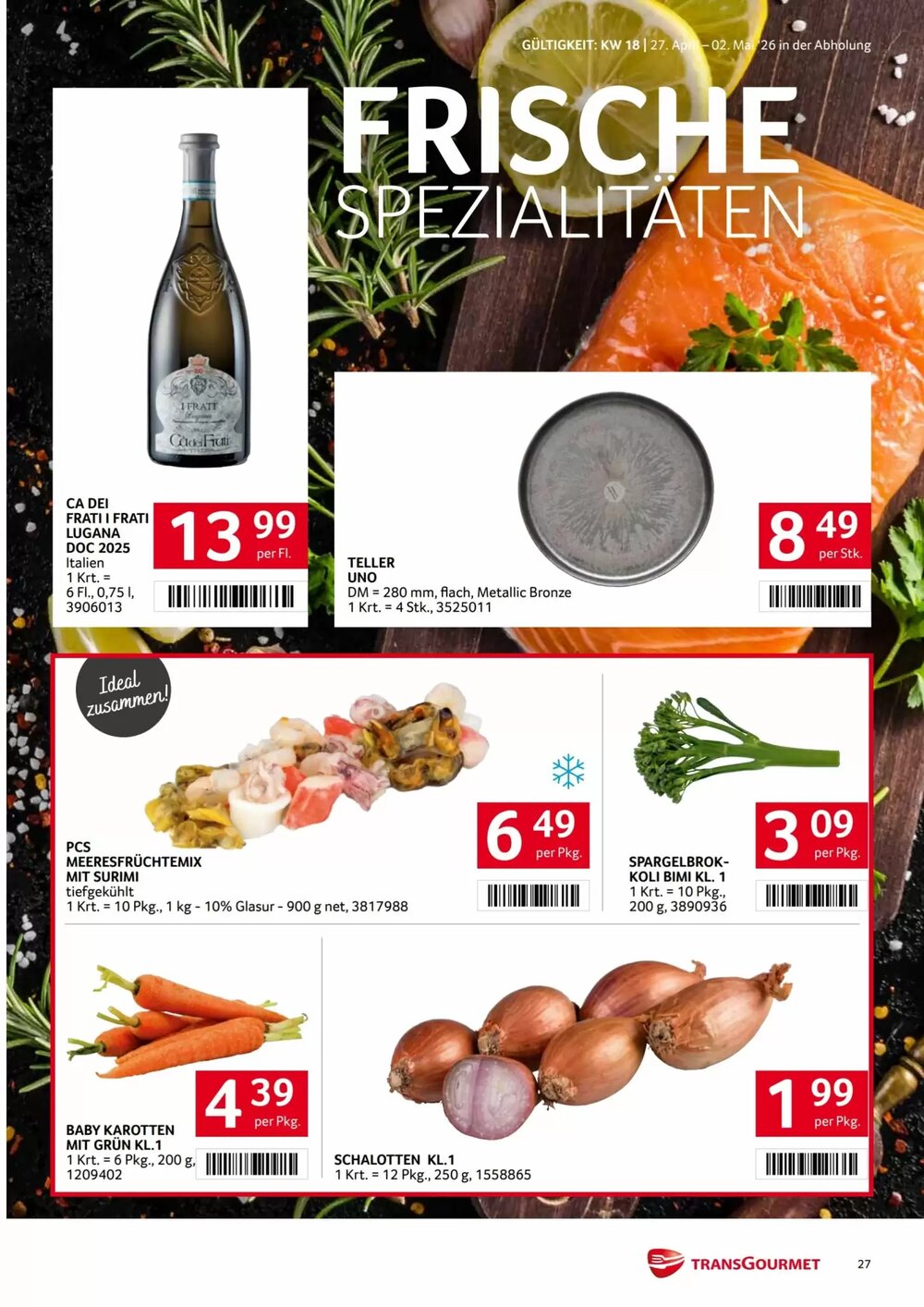 Transgourmet Flugblatt (ab 27.04.2026) - Angebote und Prospekt - Seite 26