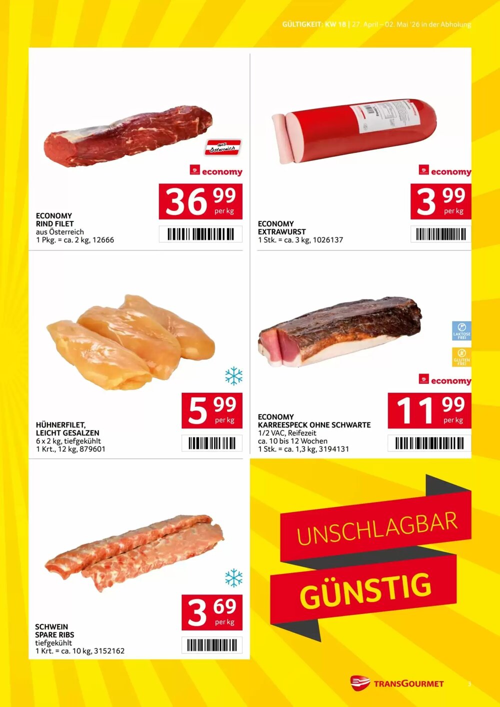 Transgourmet Flugblatt (ab 27.04.2026) - Angebote und Prospekt - Seite 3