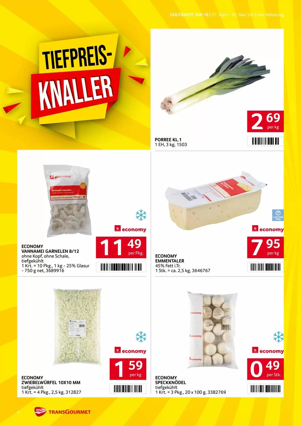 Transgourmet Flugblatt (ab 27.04.2026) - Angebote und Prospekt - Seite 4