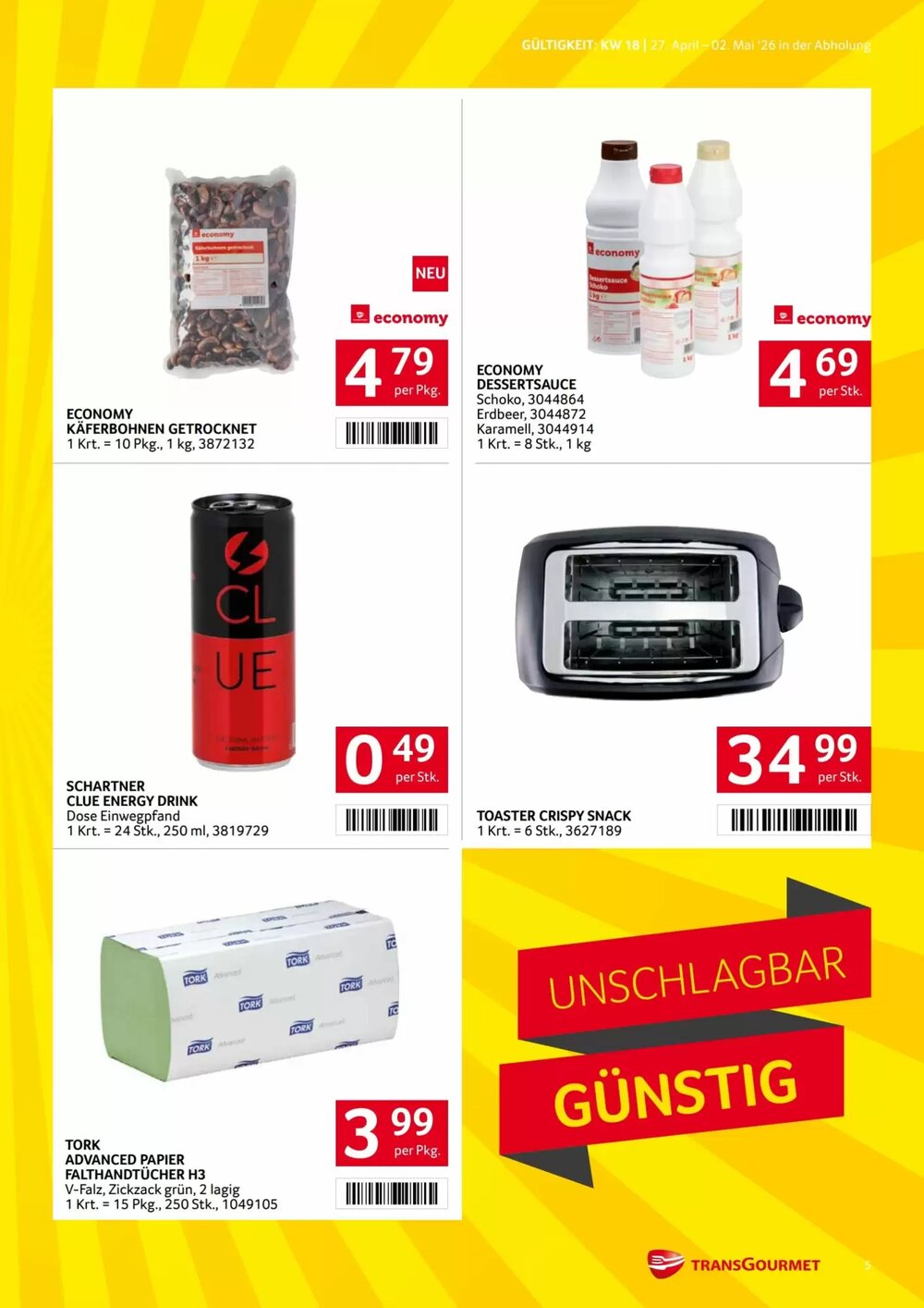 Transgourmet Flugblatt (ab 27.04.2026) - Angebote und Prospekt - Seite 5