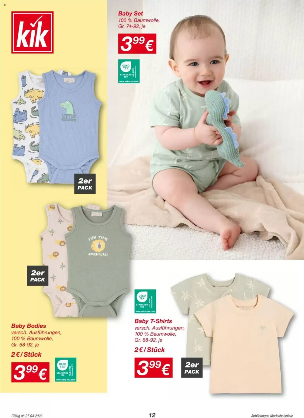 KiK Flugblatt (ab 27.04.2026) - Angebote und Prospekt - Seite 12