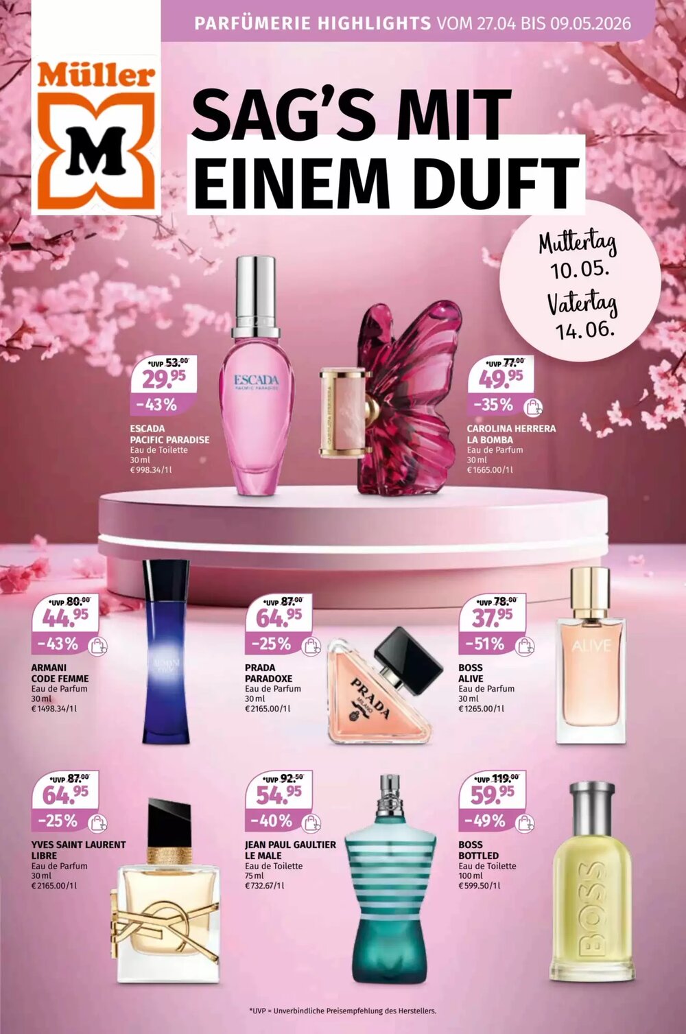 Müller Flugblatt (ab 27.04.2026) - Angebote und Prospekt - Seite 1